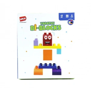 Bİ-BLOCKS 58 PCS ARAÇLI YARATICI BLOKLAR