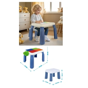 BÜYÜK SANDALYELİ Bİ-BLOKS MASASI - BLOKSUZ