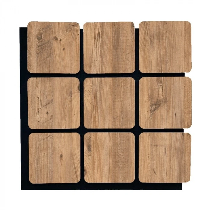 ASİMETRİK CEVİZ AKUSTİK DUVAR PANELİ