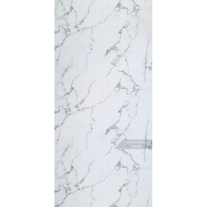 Bianco Carrara Mermer Desenli Pvc Duvar Paneli 122*244cm