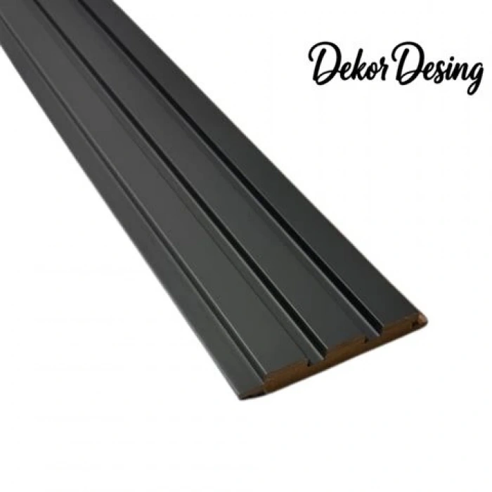 Fırtına Gri Mdf Tavan ve Duvar Lambri 12cm