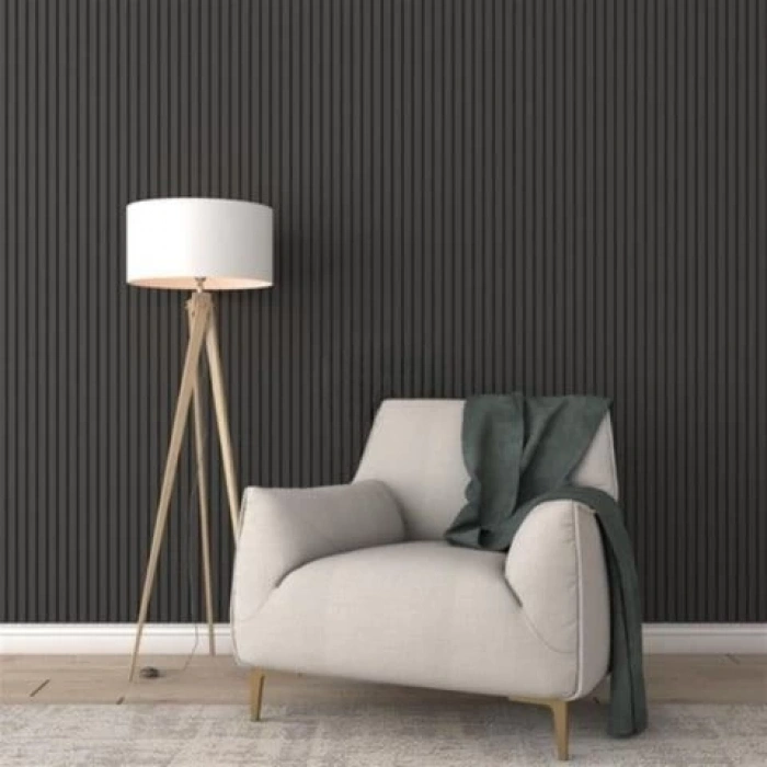 Fırtına Gri Mdf Tavan ve Duvar Lambri 12cm