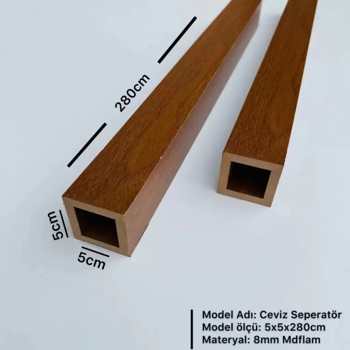 Karina Seperatör Bölme Profili 5cmx5cmx280cm
