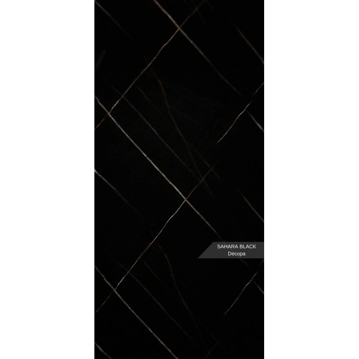 Sahara Black Mermer Desenli Pvc Duvar Paneli 122*244cm