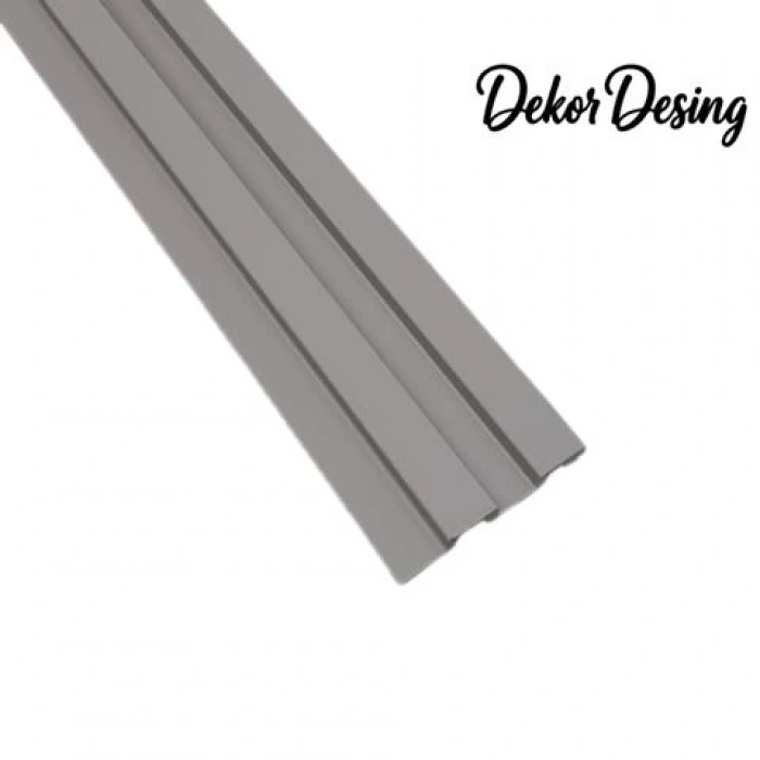 Soft Gri Tavan ve Duvar Lambri 12cm