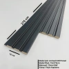 Antrasit Gri 12 cm MDF Duvar Kaplama Lambri Profil Paneli