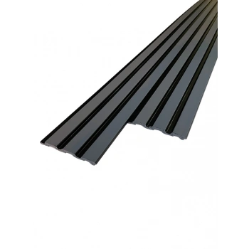 Antrasit Mdf Lambri Duvar Paneli 25cmx280cm