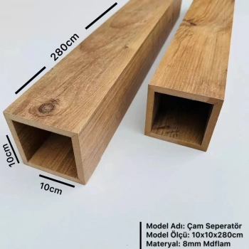 Ceviz 12 cm MDF Duvar Kaplama Lambri Profil Paneli