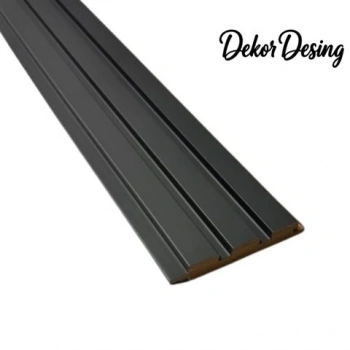 Fırtına Gri Mdf Tavan ve Duvar Lambri 12cm