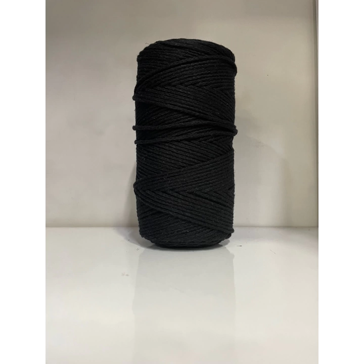 siyah cotton makrome 250gr