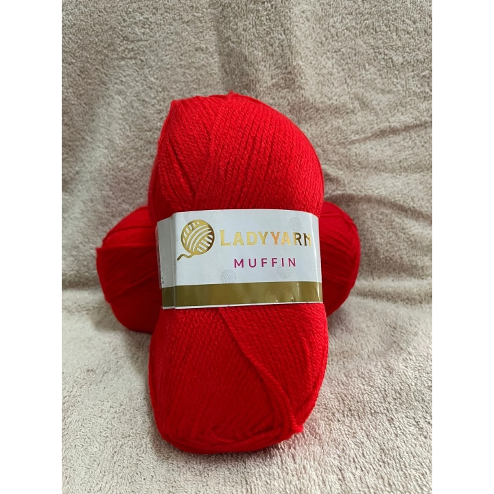 Lady Yarn Muffın Kırmızı