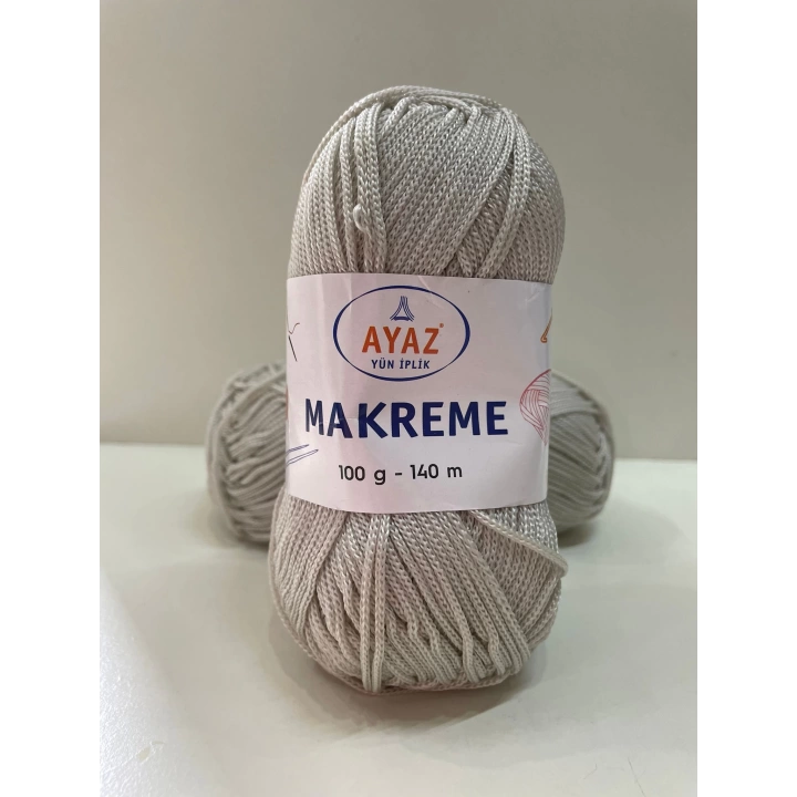 Ayaz Marka Taş Rengi Polyester Makrome 100gr 1300