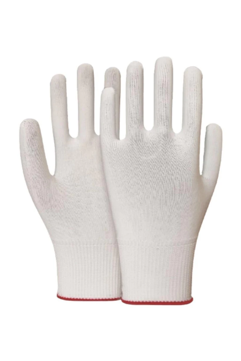 Beybi Polyester Örgü Kasiyer Eldiveni 5 Çift Hafif ve Esnek Koruyucu İş Eldiveni