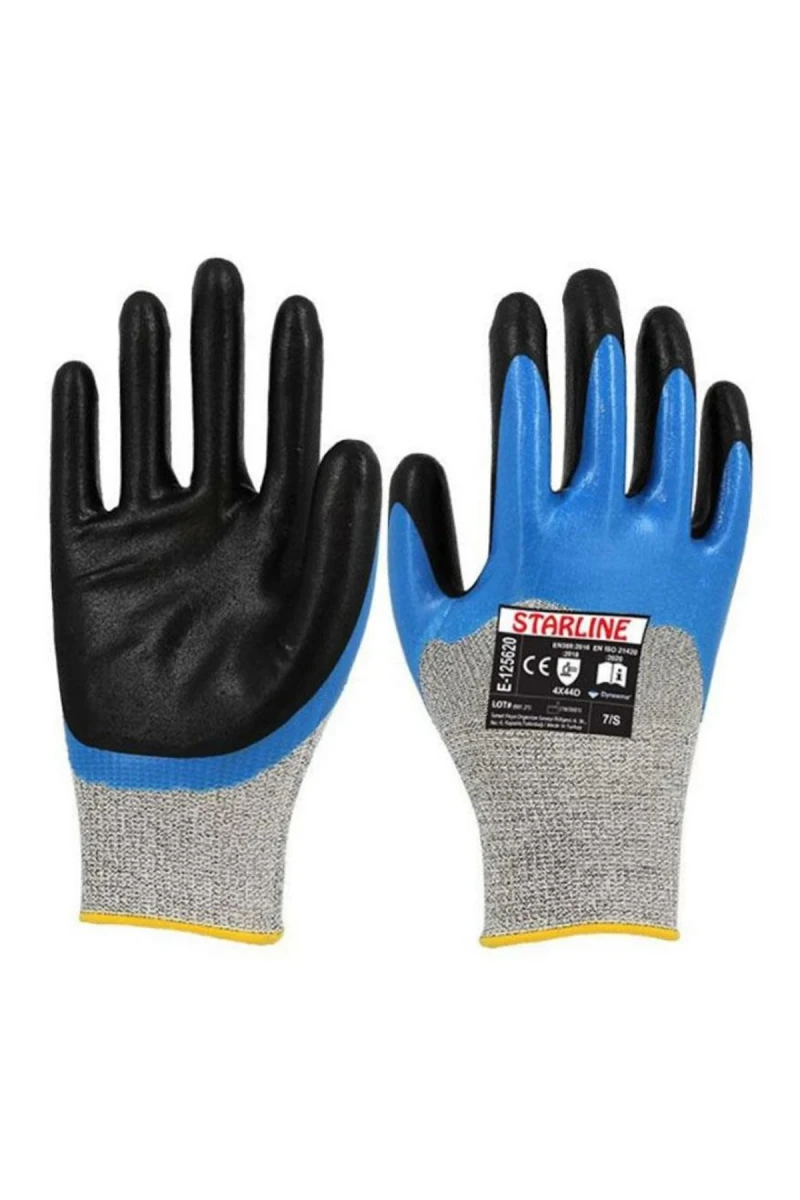 Starline E-125620 Köpük Nitril Kaplamalı İş Eldiveni Kaymaz