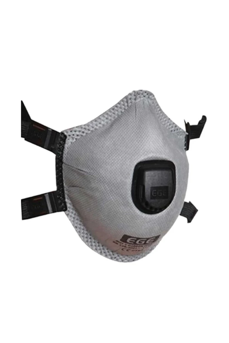 Maske: Ege FFP2 3021 Pro Kubbe Ventilli Aktif Karb STD