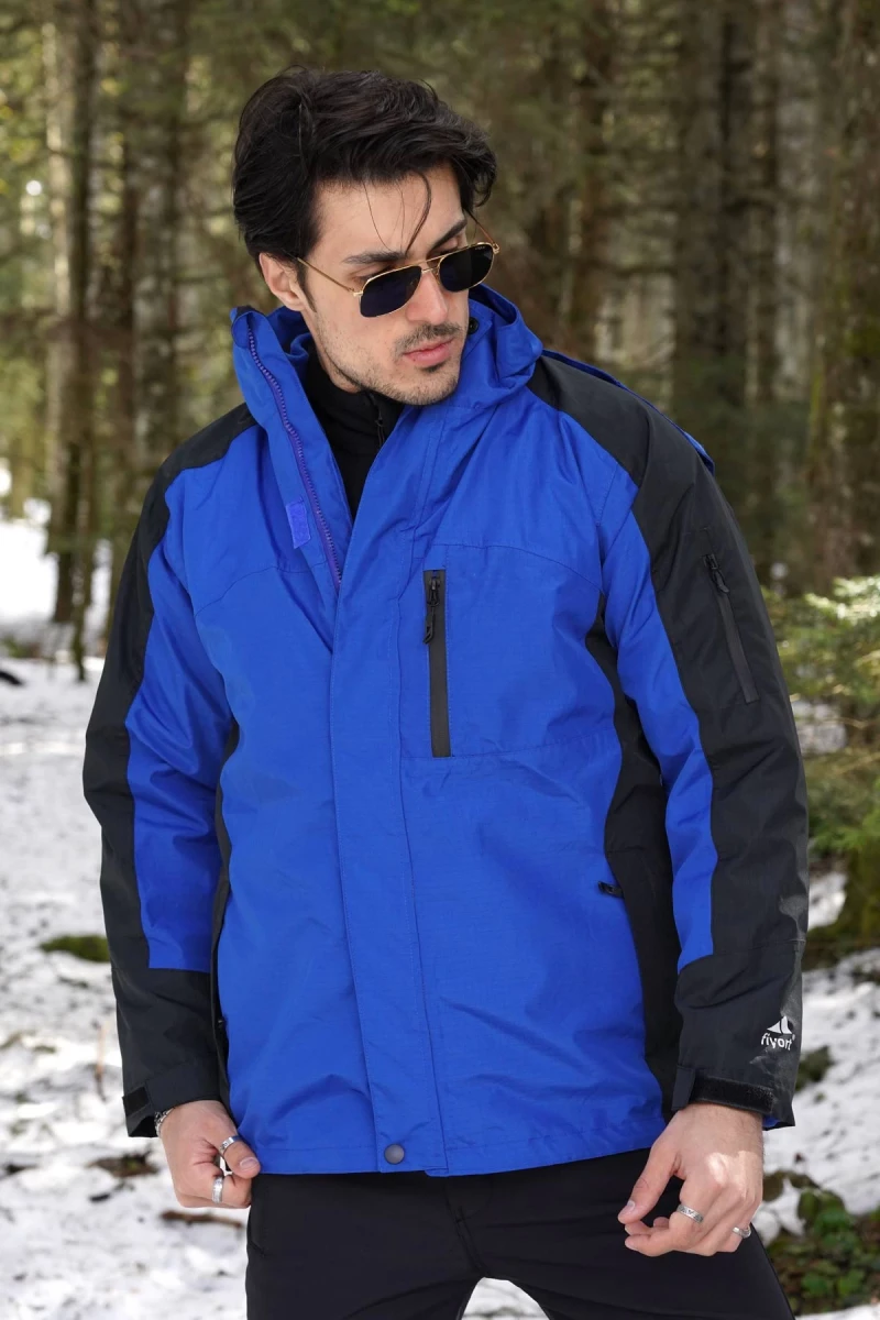 Fiyort FY 162 Sogne 3ü 1 Arada Su Geçirmez Mont Çıkarılabilir Polar Astarlı, Nefes Alabilen Outdoor Ceket