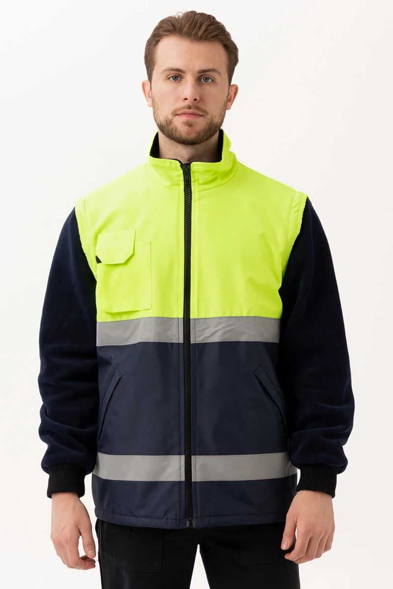 Pendula Mont - Soğuk Havalara Uygun Reflektörlü İşçi Montu – Yüksek Görünürlük