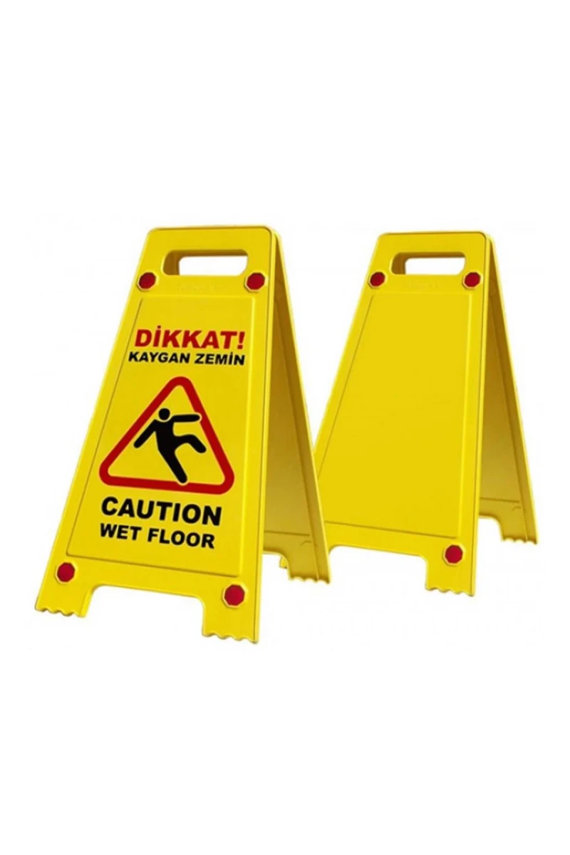 UT4001 Kaygan Zemin Uyarı Levhası – Dikkat Çekici Güvenlik Tabelası​