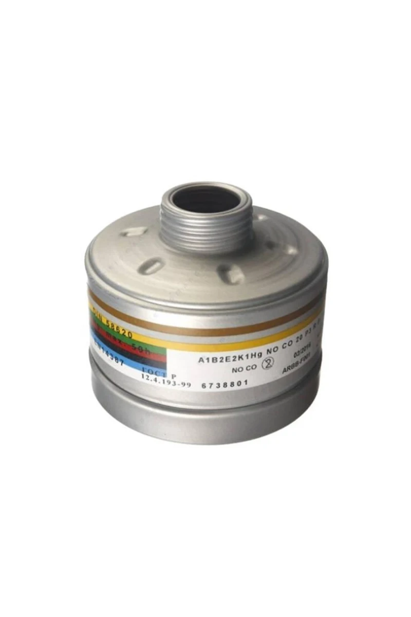 Drager 6738801 X-plore A1B2E2K1 Hg CO NO P3 RD40 Filtre Geniş Spektrumlu Solunum Koruma Filtresi