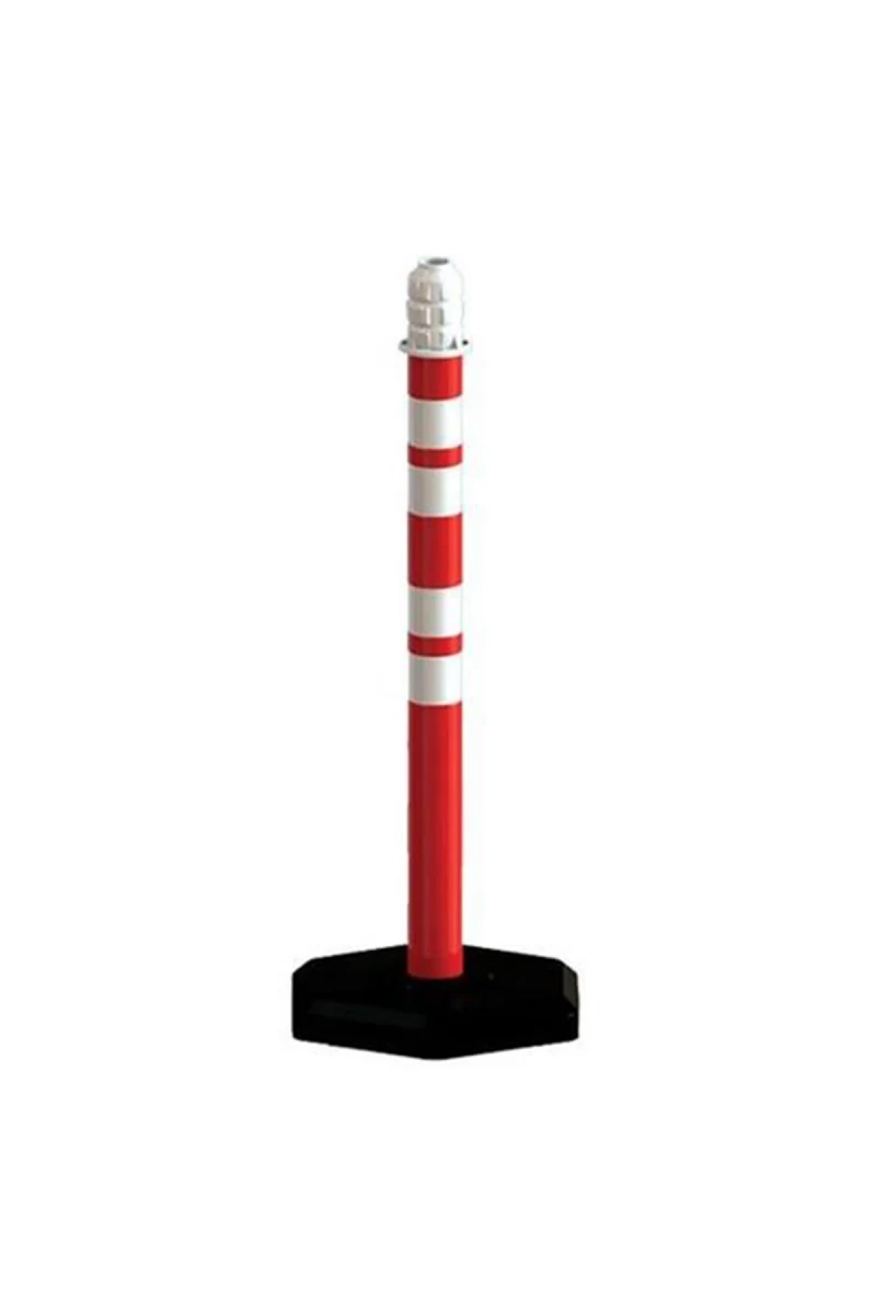 UT6003 Dubalı Uyarı Dikmesi 60x1200 mm, Mıcır Tabanlı, Reflektif, Trafik Güvenlik Bariyeri