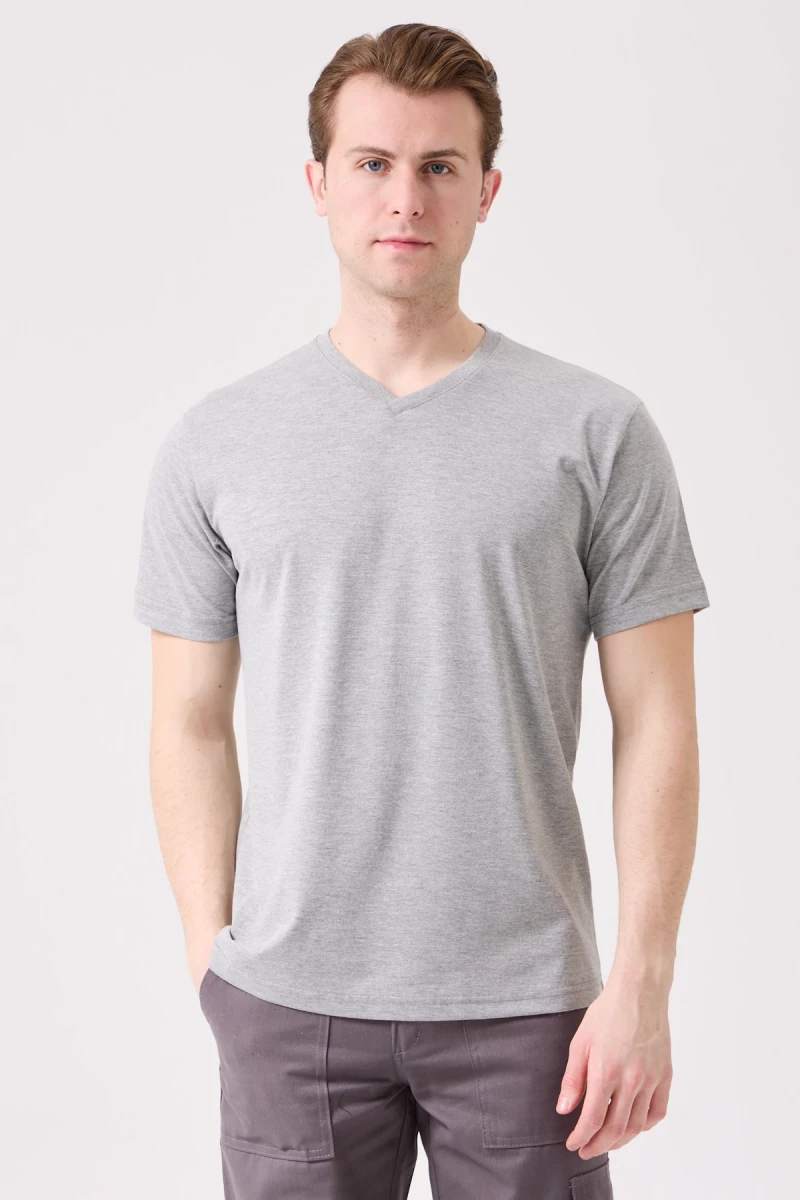 Herba V Yaka T-Shirt - Nefes Alabilir, Rahat ve Şık Tasarım