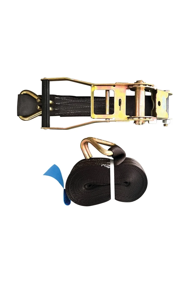 Karam KS 11 Spanzet 10 Metre Siyah Emniyet Kemeri Polyester Yük Gerdirme Kayışı