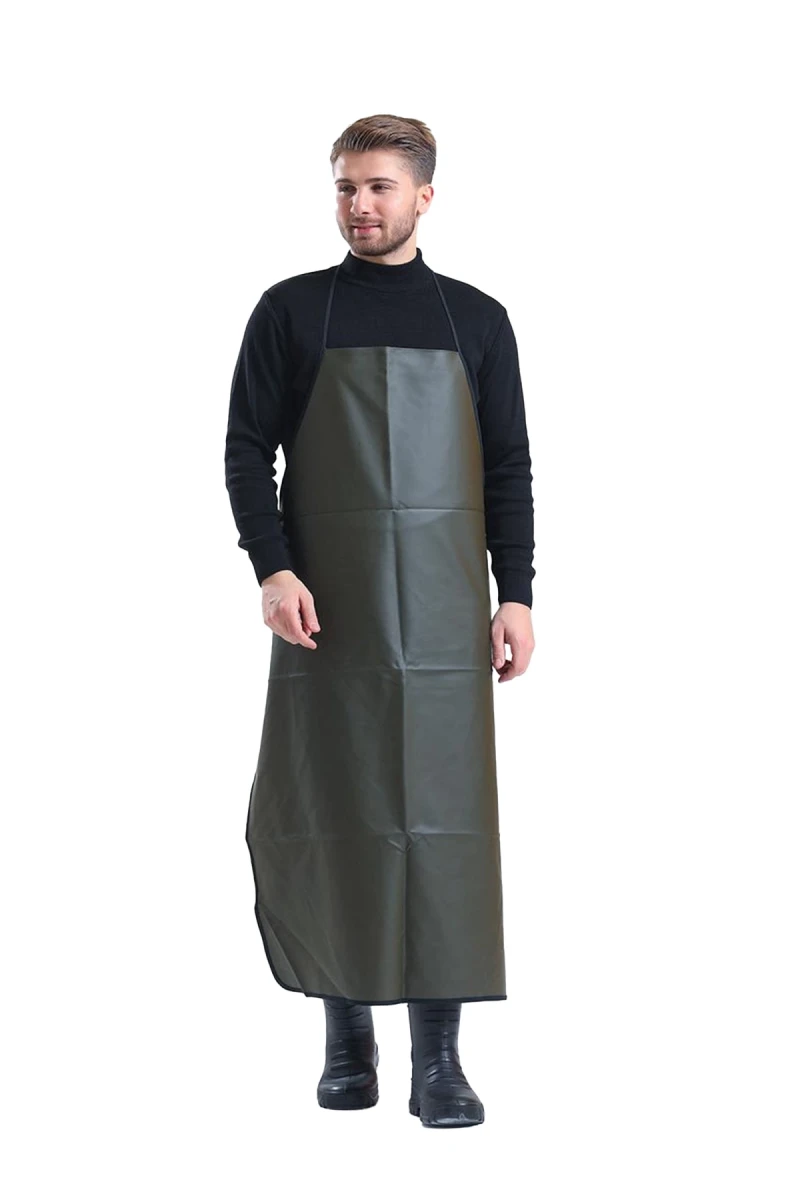 Strapped Apron Tarpaulin ON 3000 Waterproof Cleaning Hygiene Food Industry Suitable Protective Apron