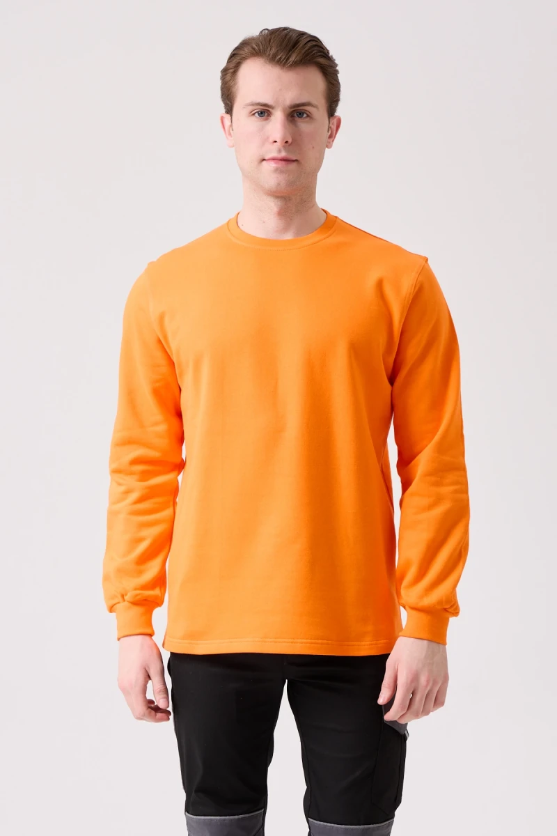 Galanthus Basic Sweatshirt - Uzun Kollu, Pamuklu, Rahat Kesim, Günlük ve İş Kullanımı İçin