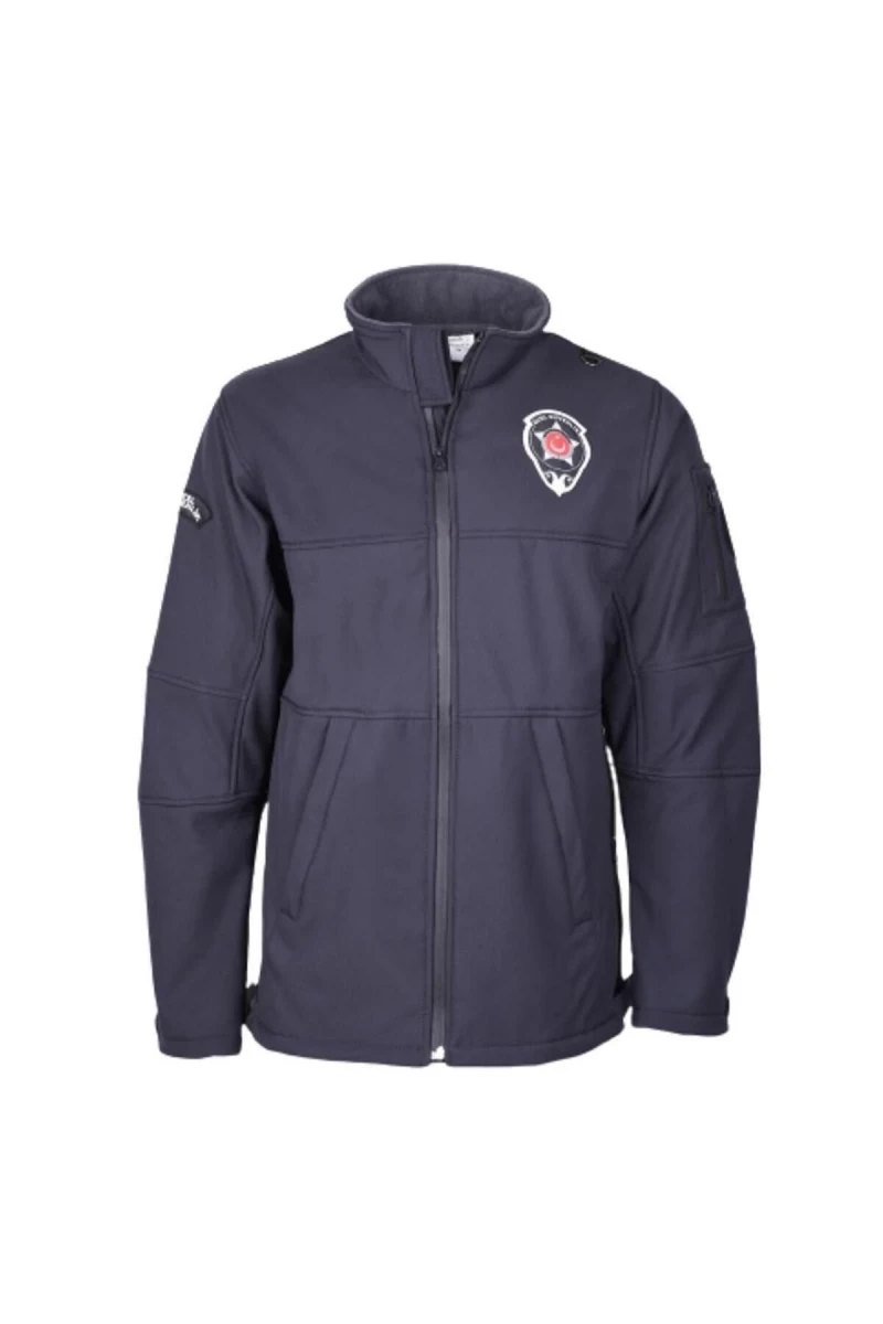 Manteau: Vêtements de sécurité Manteau KM-Softshel BLEU MARINE