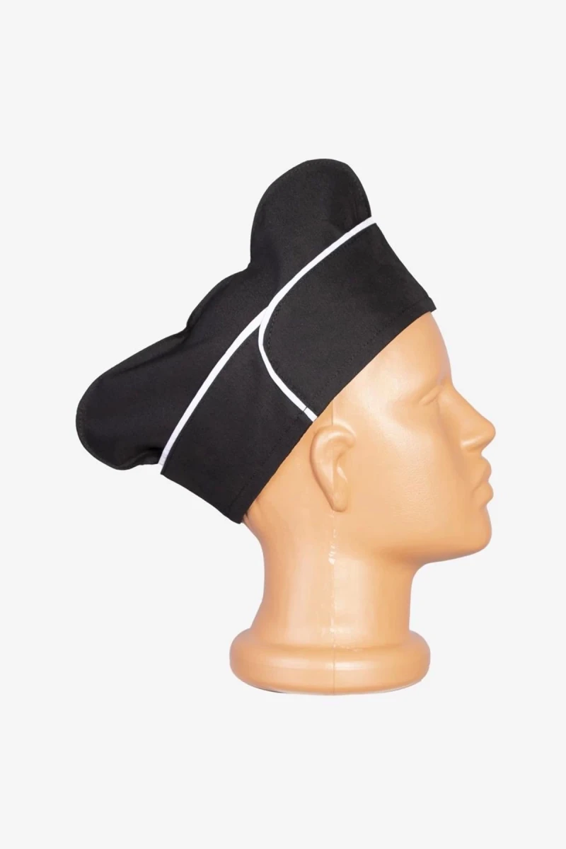 LİBANİ AŞÇI KEPİ BEYAZ-SAXMAVİ