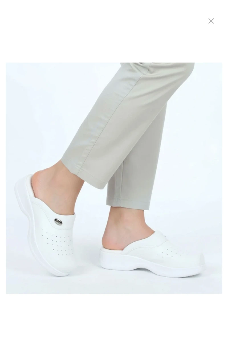 Terlik: Magiacomfort MG-3001 YARIM DEL.YAKASIZ SABO BEYAZ