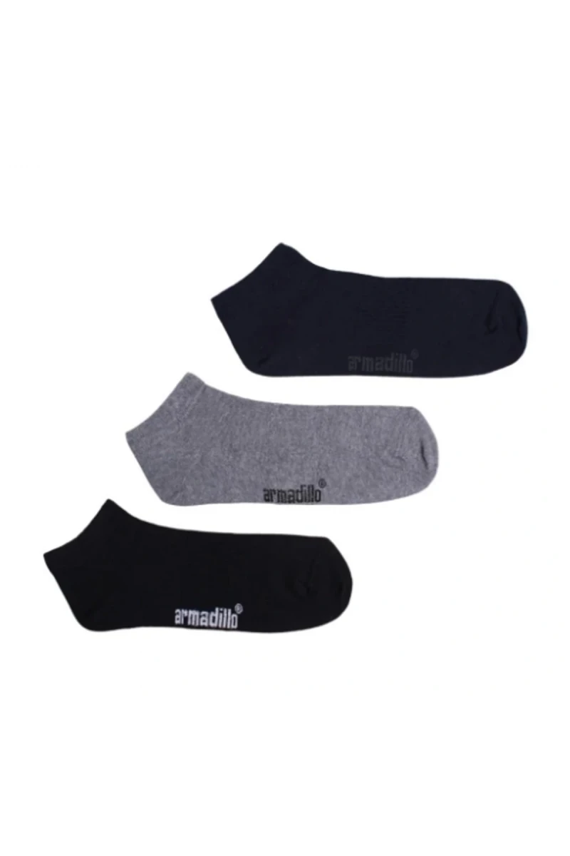 Çorap: Armadillo Premium Bambu Çorap Kısa-Patik GRİ-LACİVERT-SİYAH