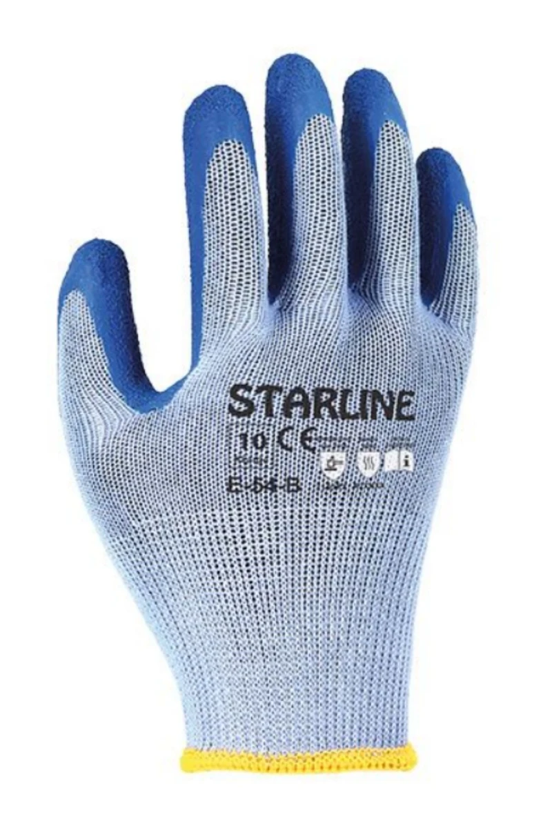 Eldiven: Starline E-54-B Lateks Eldiven MAVİ