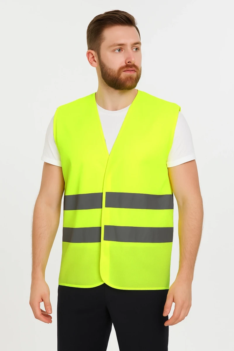 GALANTHUS HI-VIS YELEK Fosforlu Reflektörlü Güvenlik Yeleği İş Güvenliği