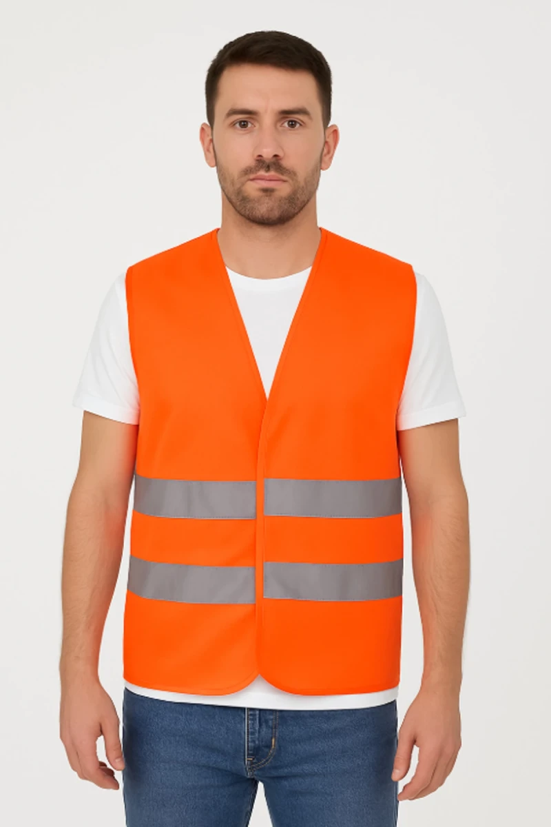 GALANTHUS HI-VIS YELEK Fosforlu Reflektörlü Güvenlik Yeleği İş Güvenliği