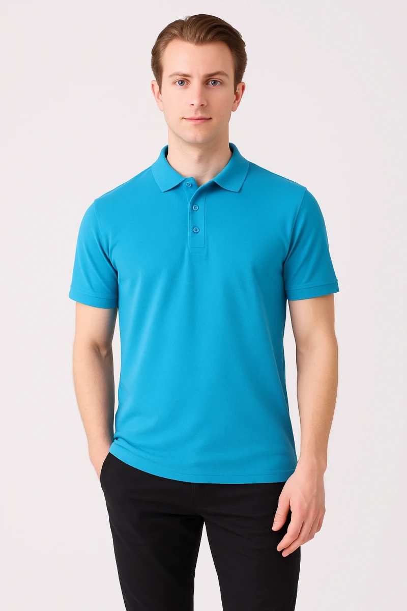 GALANTHUS POLO T-SHIRT TURKUAZ