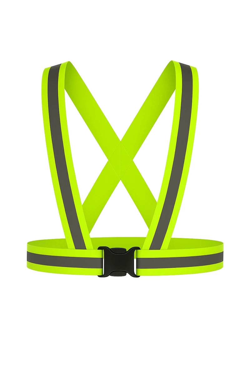 Pratik Klipsli İkaz Yeleği Yüksek Görünürlük Fosforlu Yelek Konforlu Kullanım