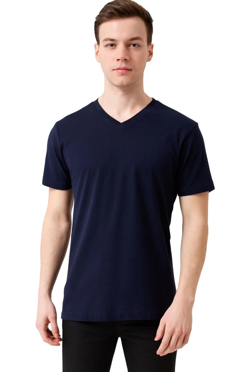 SAFE@WORK V Yaka Kısa Kol İş Tişörtü – Rahat, Nefes Alabilir ve Çok Renk Seçeneği