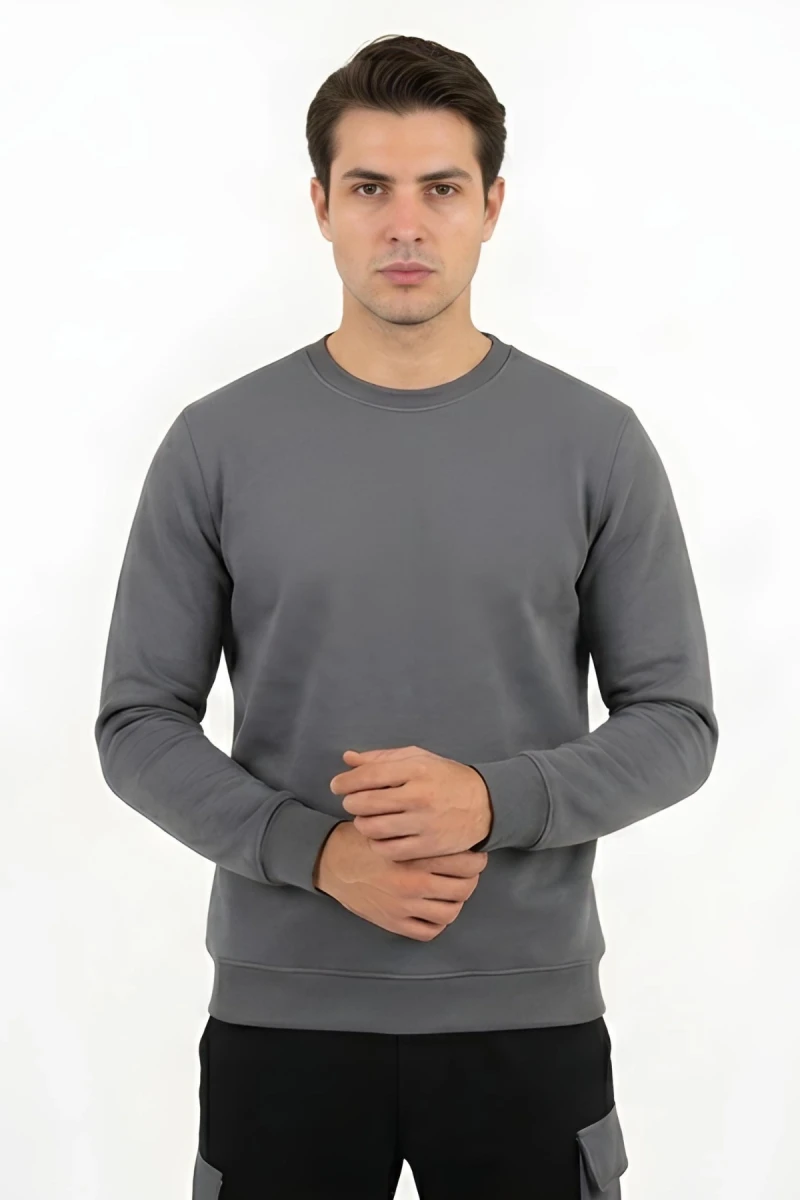 SANFORDS O YAKA SWEATSHIRT FÜME