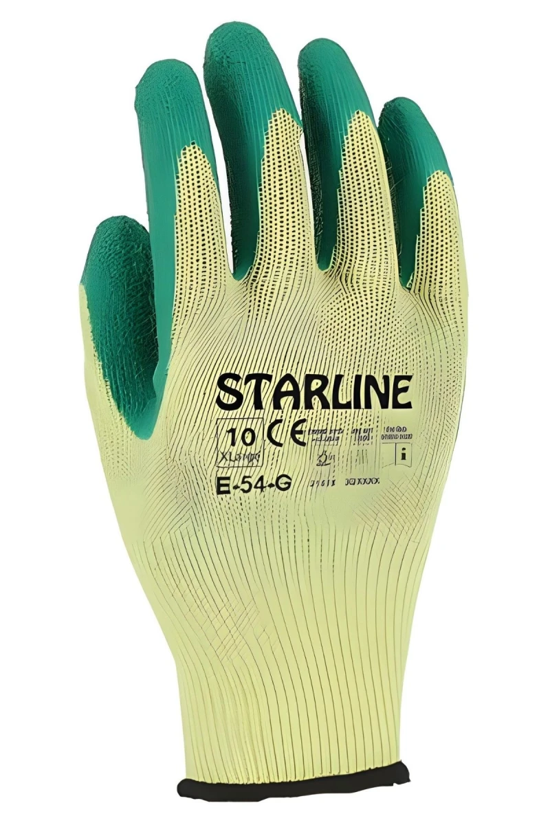 Starline E-54-G Lateks Eldiven YEŞİL