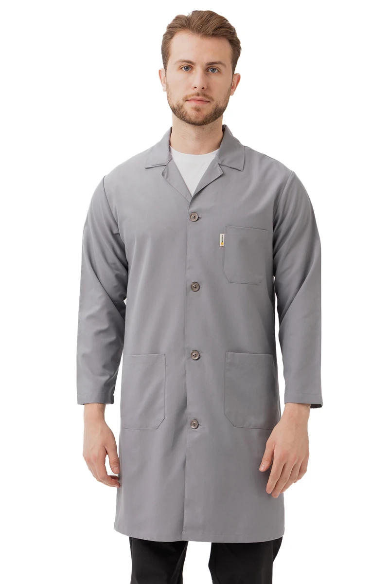 Vanessa Erkek Önlük Klasik Yaka Uzun Kollu Dayanıklı ve Rahat İş Önlüğü