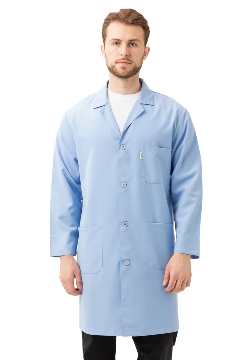 Vanessa Erkek Önlük Klasik Yaka Uzun Kollu Dayanıklı ve Rahat İş Önlüğü