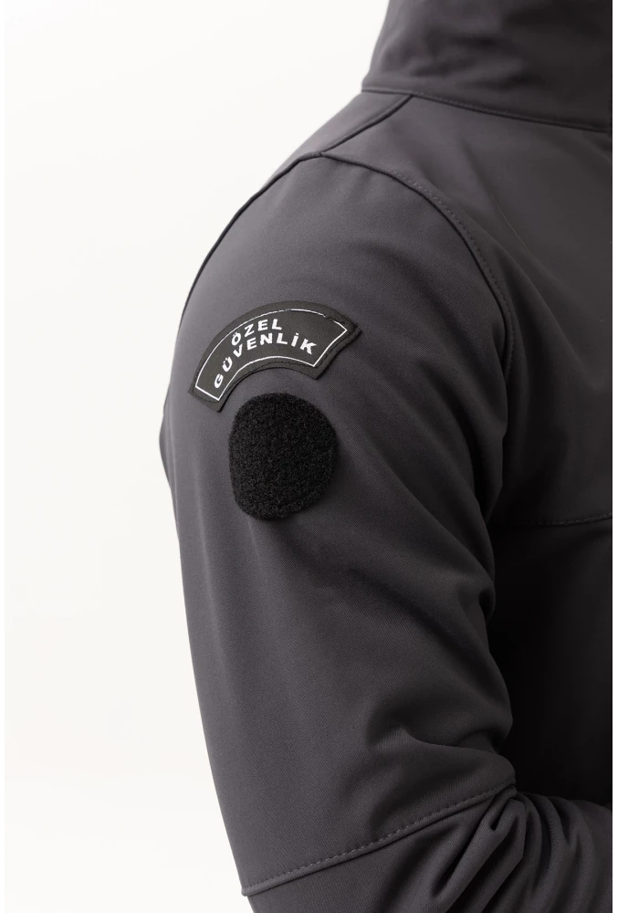 Güvenlik Kıyafetleri KM-Softshell Mont Su ve Rüzgar Geçirmez, Nefes Alabilen Özel Güvenlik Montu