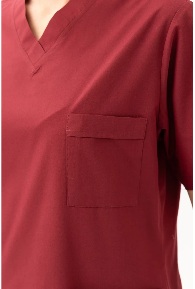 Santolina V Yaka Üniforma - Doktor, Hemşire, Sağlık Çalışanları İçin Rahat ve Dayanıklı Scrubs