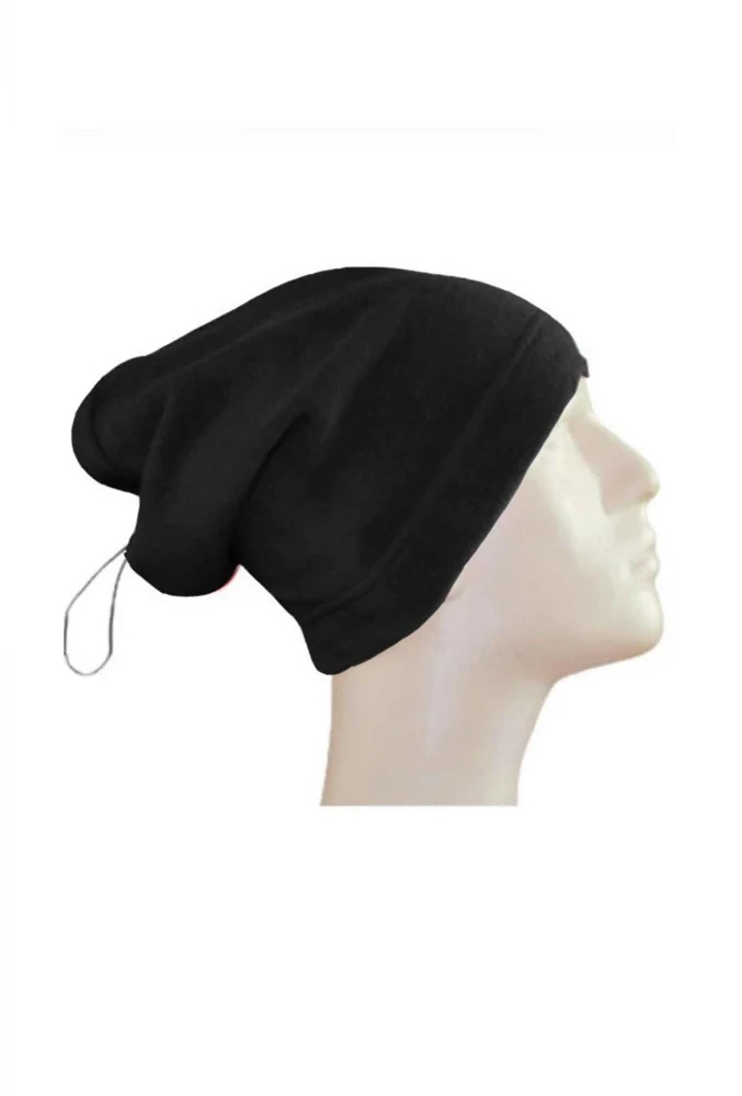 Bağcıklı Polar Bere Boyunluk Çift Kullanım Sıcak ve Konforlu Tasarım