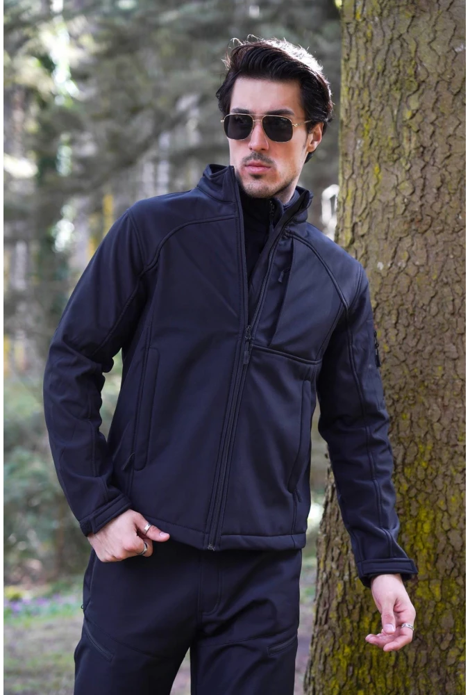 Fiyort FY81 Logan Softshell Jacket Waterproof Windproof, Durable Mens Jacket