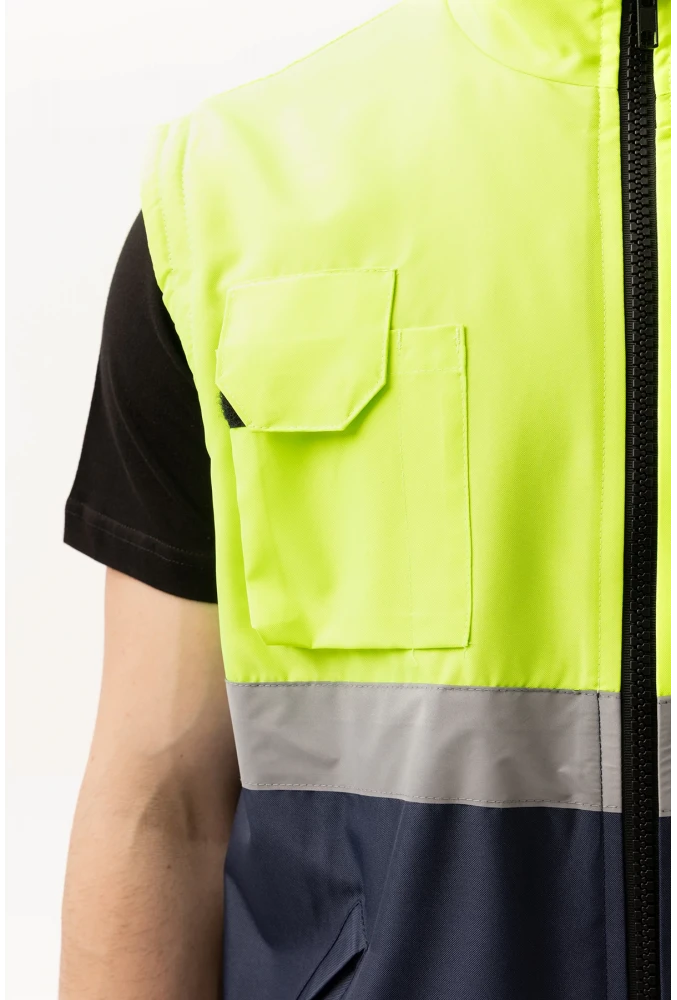 Pendula Mont - Soğuk Havalara Uygun Reflektörlü İşçi Montu – Yüksek Görünürlük