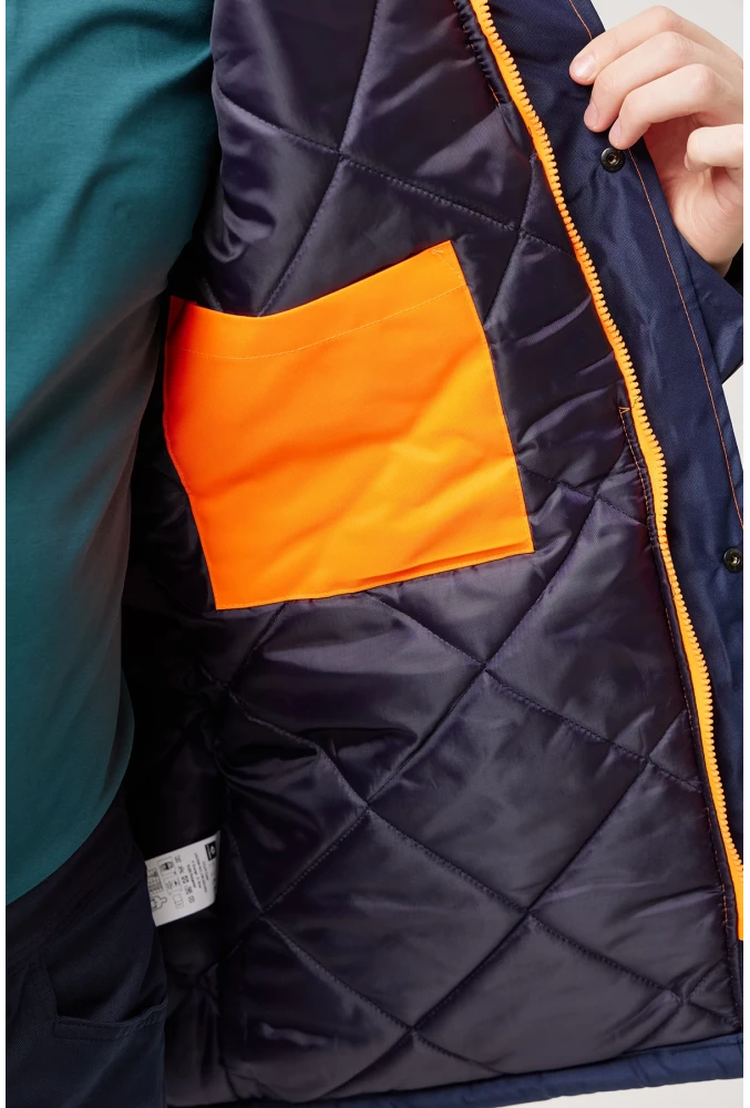 Linum Reflektörlü İş Güvenliği Parkası - Su ve Rüzgar Geçirmez, Yüksek Görünürlüklü Kışlık Mont