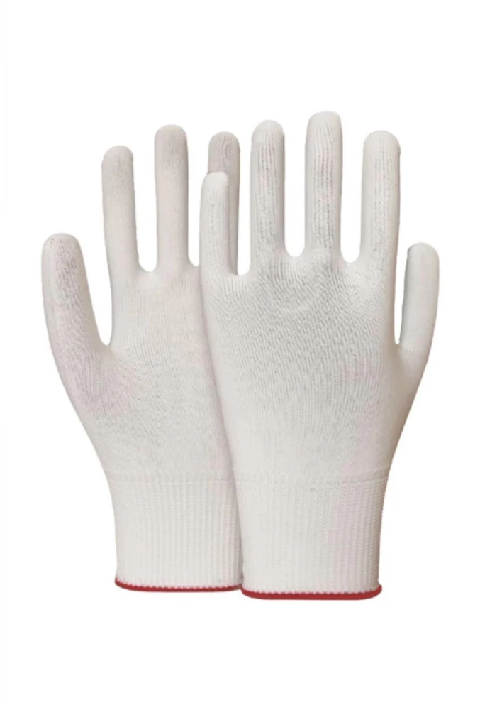 Beybi Polyester Örgü Kasiyer Eldiveni 5 Çift Hafif ve Esnek Koruyucu İş Eldiveni