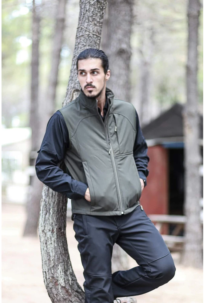 Fiyort FY82 Kenai Softshell Yelek – Rüzgar Geçirmez, Su İtici ve Nefes Alabilir Outdoor Yelek